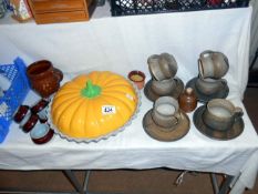 A large quantity of china including cups and saucers