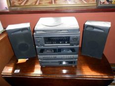 An Alba stereo & speakers