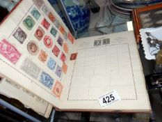 A stamp album including Victorian