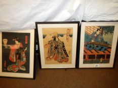 3 Oriental prints