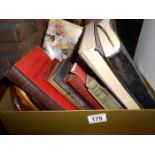 A box of vintage & interesting books