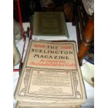 A collection of early 20th C Burlington magazines etc