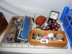 A quantity of watches, beads etc