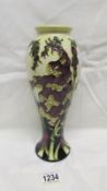A Moorcroft 27cm vase, fairies foxglove design by Kerry Goodwin,