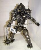 Contemporary warrior figure