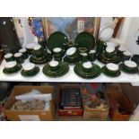 Large quantity of French porcelain tea and dinnerware