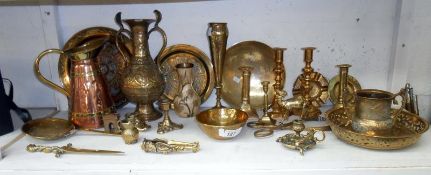 Quantity of brassware inc.