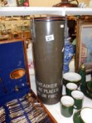 Large military vacuum flask/container