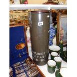 Large military vacuum flask/container