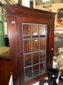 Inlaid corner cabinet