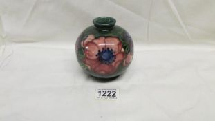 A William Moorcroft anemone globula vase