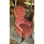 A gents chair (pink)