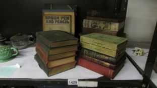 19 circa 19th/20th century illustrated books including 7 illustrated by Hugh Thomson & 2 by C.L & H.
