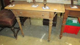 A Victorian oak desk