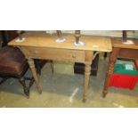 A Victorian oak desk