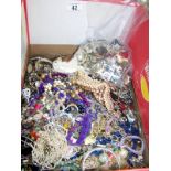 Quantity of costume jewellery