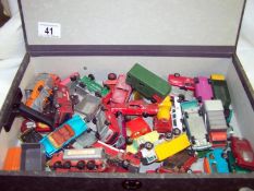 Box of playworn Lesney,