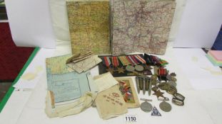 A good collection of WW2 medals,