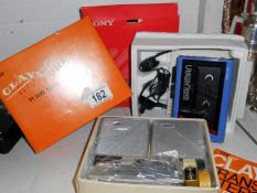 Boxed vintage 1980's Sony Walkman and boxed The Claymore transistor intercom