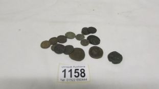 A quantity of Roman coins