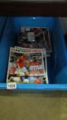 A very large quantity of Manchester United review programmes 2003/4