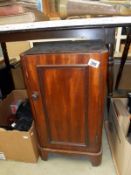 Victorian mahogany pot cupboard a/f