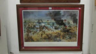 A Terence Cuneo print 'D Day'