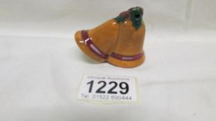 A Moorcroft Christmas bell decoration,