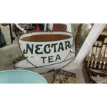 A Nectar tea enamel sign