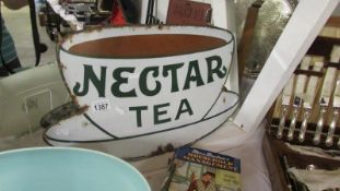A Nectar tea enamel sign