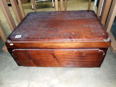 A large teak box