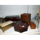 Quantity of jewellery and trinket boxes inc.