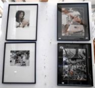 4 framed and glazed photographs by Newark photographer Gerry Murray (Signed)