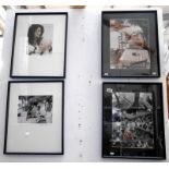 4 framed and glazed photographs by Newark photographer Gerry Murray (Signed)