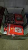 A very large quantity of Manchester United official reviews and year books,