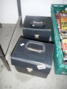 2 cases of 45 rpm records,