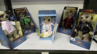 5 toy meercats