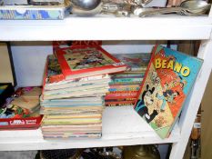 A collection of annuals including Beano, Dandy etc.