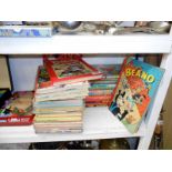 A collection of annuals including Beano, Dandy etc.