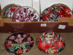 A quantity of official Manchester United football club plates