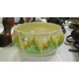 A 1930's Clarice Cliff art deco fruit bowl,