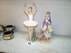 Royal Doulton figure Phyllis a/f and Graceful moment