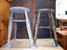 2 old stools