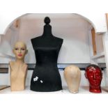 Display Mannequin glass display head,