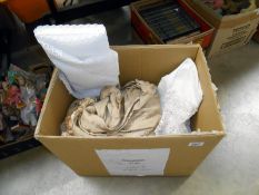 Box of linen and net curtian etc.