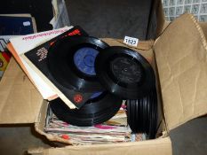 A quantity of 45 rpm records including 1960/70/80's