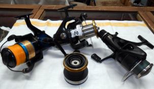 4 fishing reels