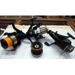 4 fishing reels