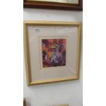 An original watercolour painting of an Ironstone jug by television artist Jenny Wheatley