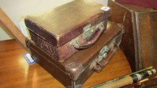 2 vintage suitcases